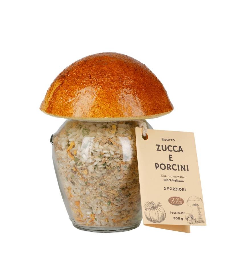 Risotto zucca e porcini