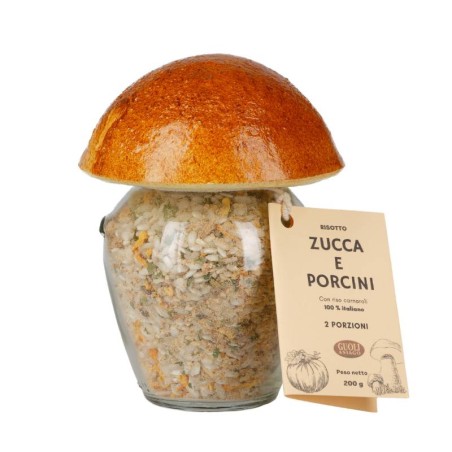 Risotto zucca e porcini