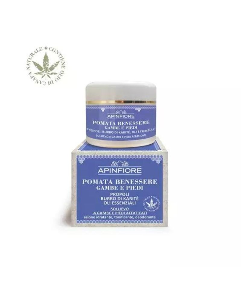 Pomata benessere gambe e piedi