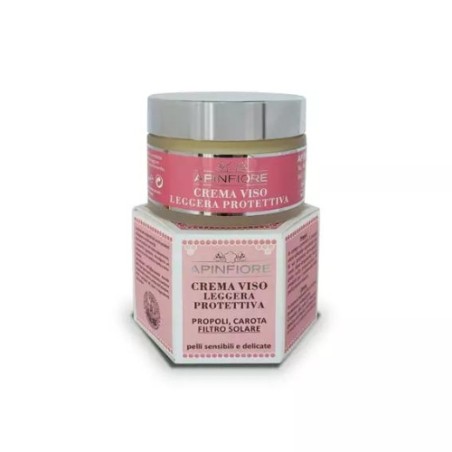 Crema viso leggera protettiva